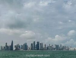Pesawat Tempur Qatar Hadang Serangan Rudal di Langit Doha