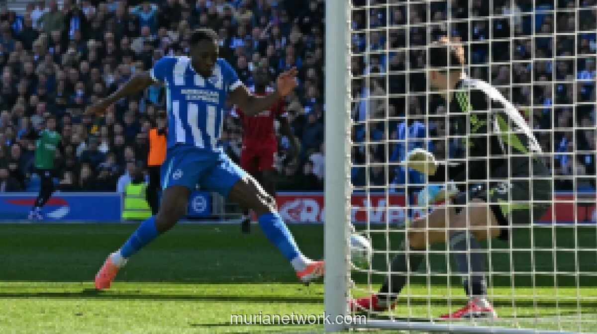Liverpool Tumbang di Brighton, Peluang Liga Champions Semakin Suram