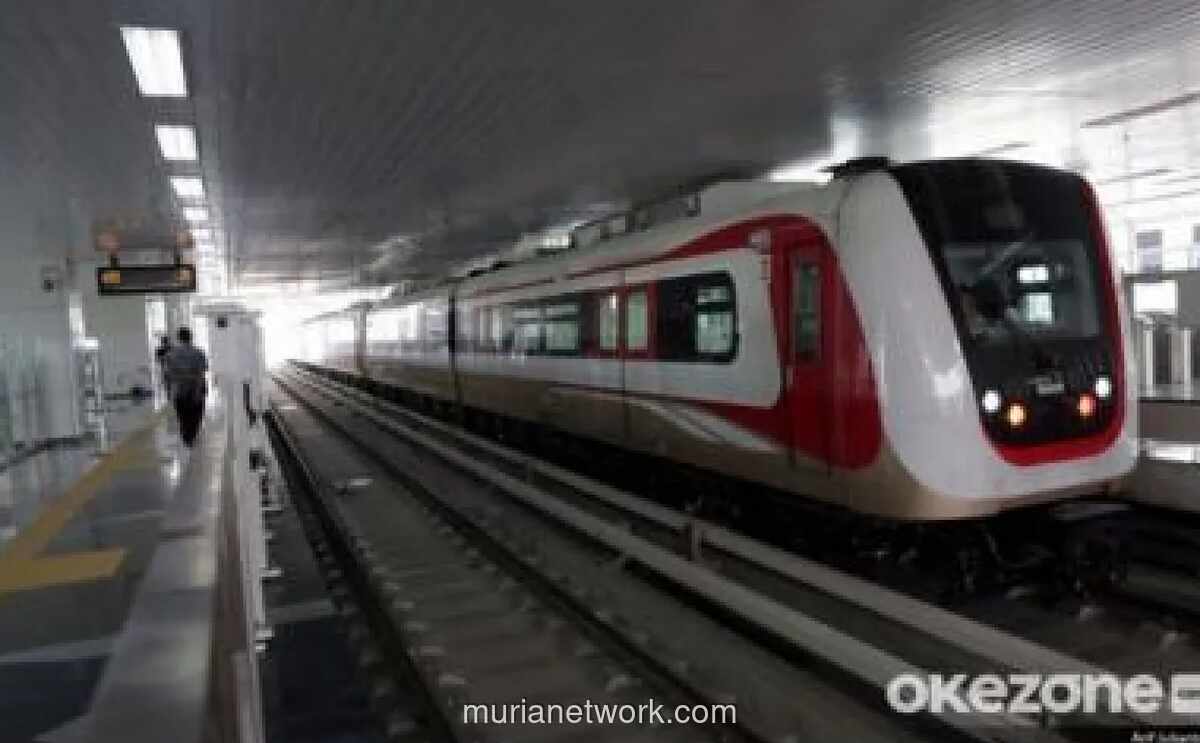 Target Operasional LRT Jakarta Fase 1B Velodrome-Manggarai Agustus 2026