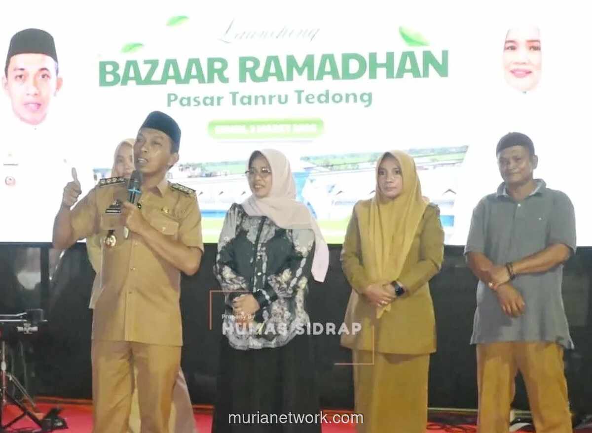 Bupati Sidrap Resmikan Ramadan Fair untuk Dongkrak Perekonomian Lokal