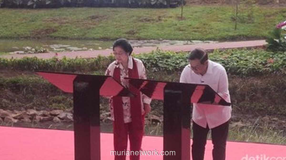 Megawati dan Pramono Anung Resmikan Taman Bendera Pusaka sebagai Paru-Paru Baru Jakarta
