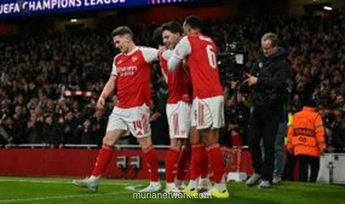 Arsenal Amankan Tikel ke Perempat Final Liga Champions Usai Kalahkan Leverkusen