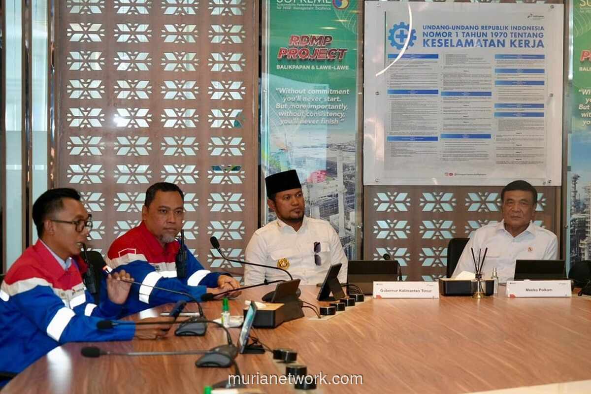Menko Polkam Tinjau Progres RDMP Balikpapan, Waspadai Dampak Ketegangan Global