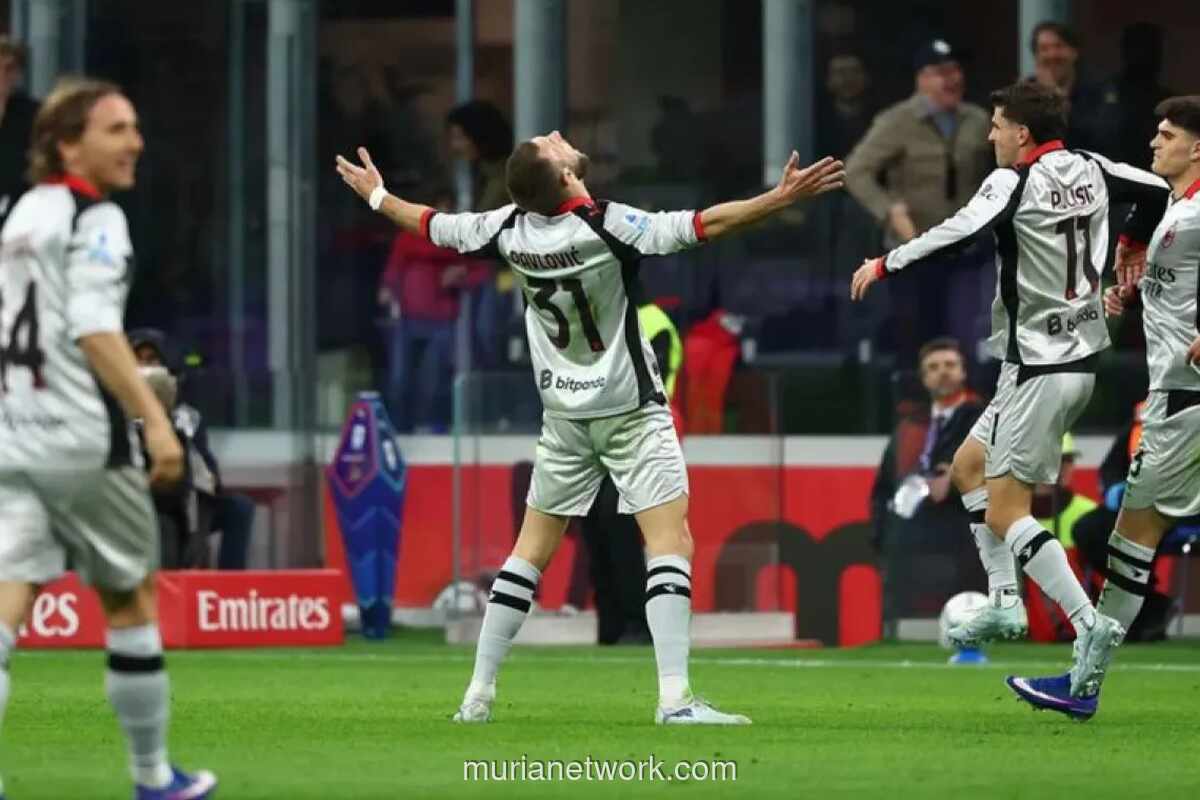 AC Milan Kembali ke Posisi Dua Usai Menang Sengit 3-2 atas Torino