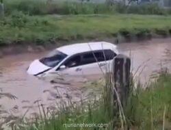 Minibus Tercebur ke Irigasi di Lampung Timur, 4 Korban Dilarikan ke RS