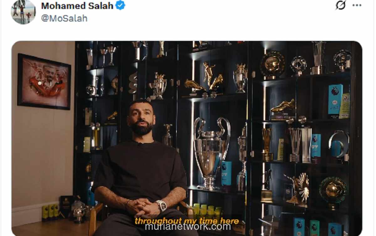 Liverpool Konfirmasi Mohamed Salah Akan Tinggalkan Klub pada Musim Panas 2026