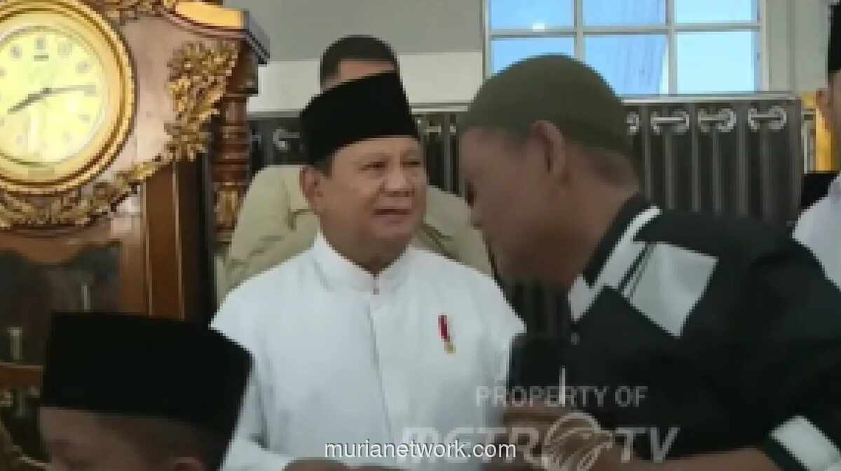 Presiden Prabowo Salat Idulfitri di Aceh Tamiang, Lanjutkan Kunjungan ke Huntara