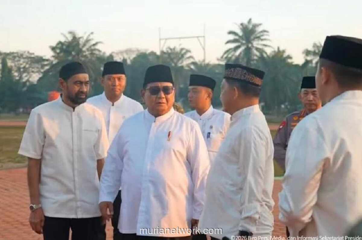 Presiden Prabowo Salat Id di Aceh, Istana Buka Halalbihalal untuk 5.000 Warga