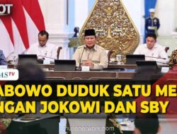 Prabowo Pimpin Silaturahmi Langka, Hadirkan SBY dan Jokowi di Istana