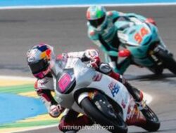 Guido Pini Raih Kemenangan Perdana Moto3 di COTA, Veda Ega Gagal Finis