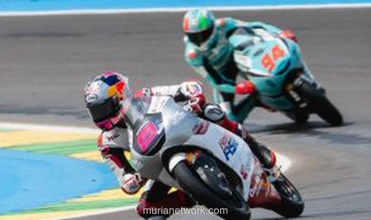 Guido Pini Raih Kemenangan Perdana Moto3 di COTA, Veda Ega Gagal Finis