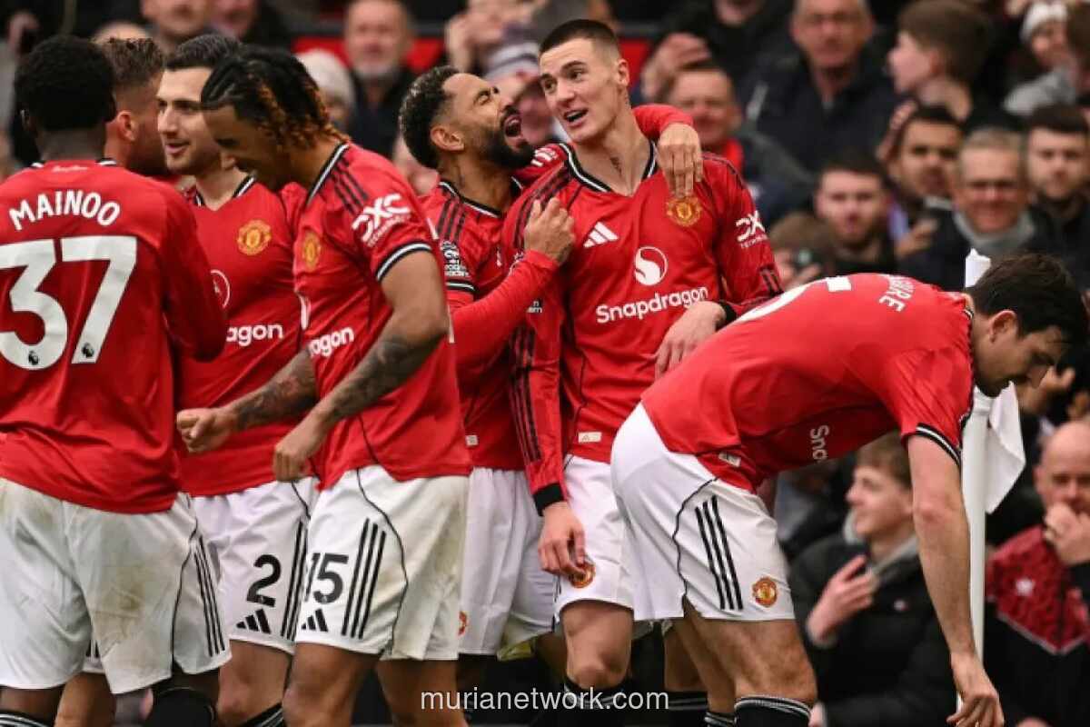 Manchester United Kukuhkan Posisi Ketiga Usai Tundukkan Aston Villa 3-1