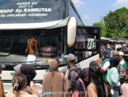 Gelombang Pemudik di Terminal Kampung Rambutan Surut 35% pada H-2 Lebaran