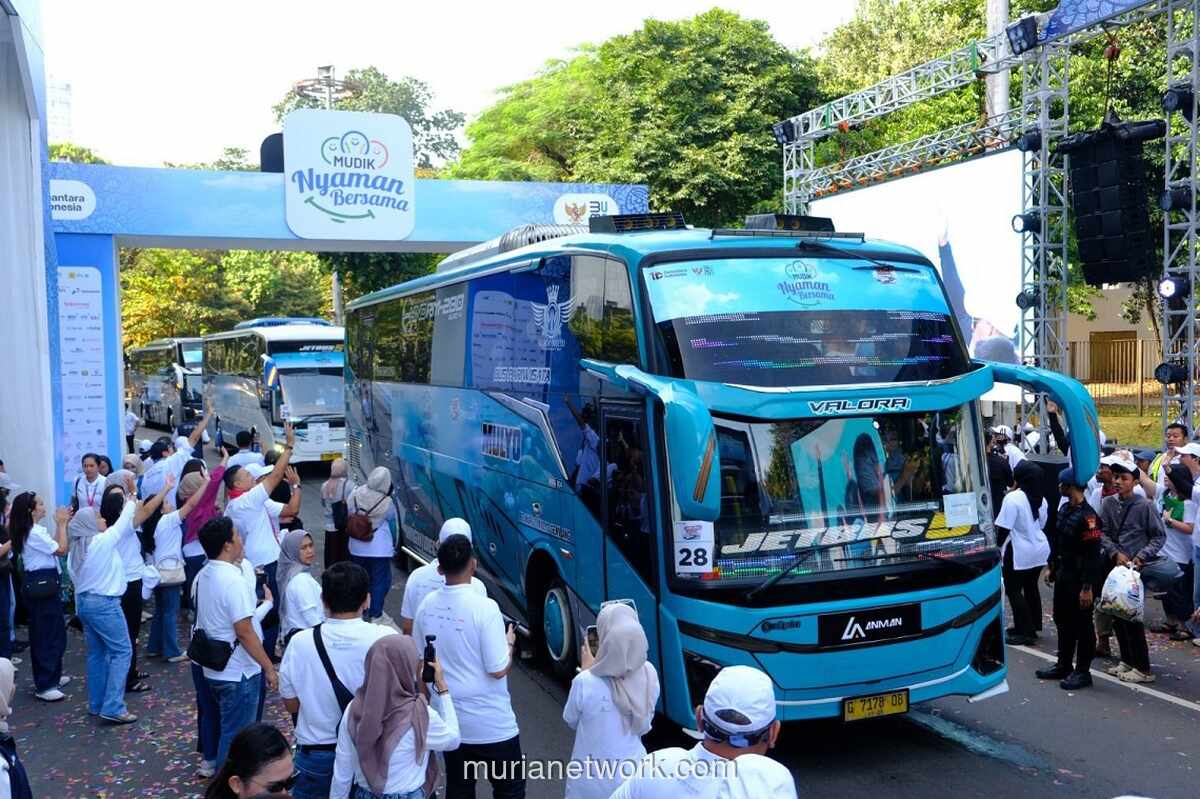 Program Mudik Gratis Pemerintah Berangkatkan 500 Pemudik dari Jakarta