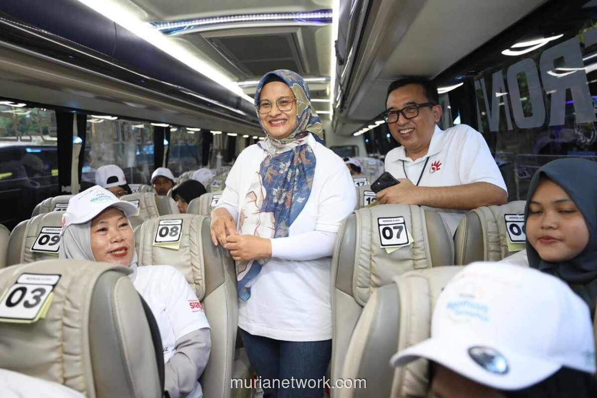 TelkomGroup Berangkatkan 1.924 Pemudik Gratis dengan Bus Ramah Lingkungan