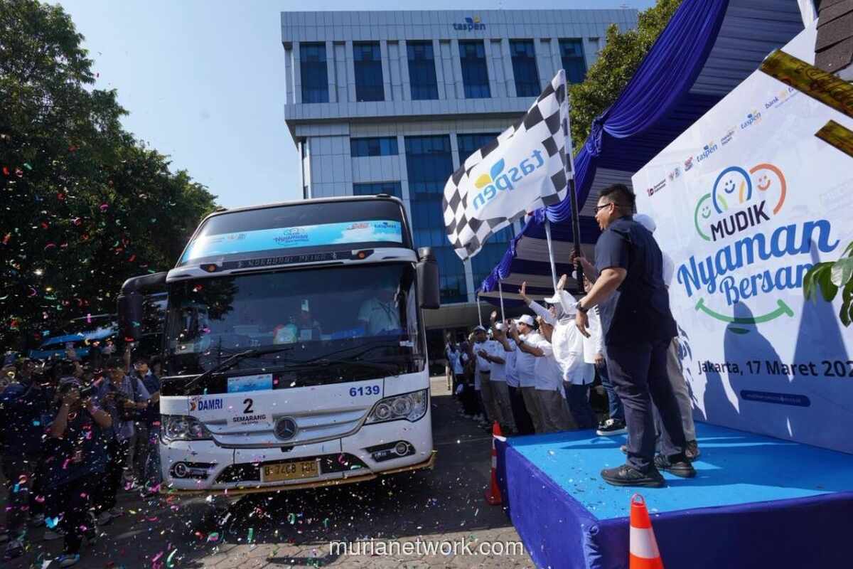 TASPEN Gelar Mudik Gratis untuk 1.400 Warga dan PNS, Lengkap dengan Asuransi