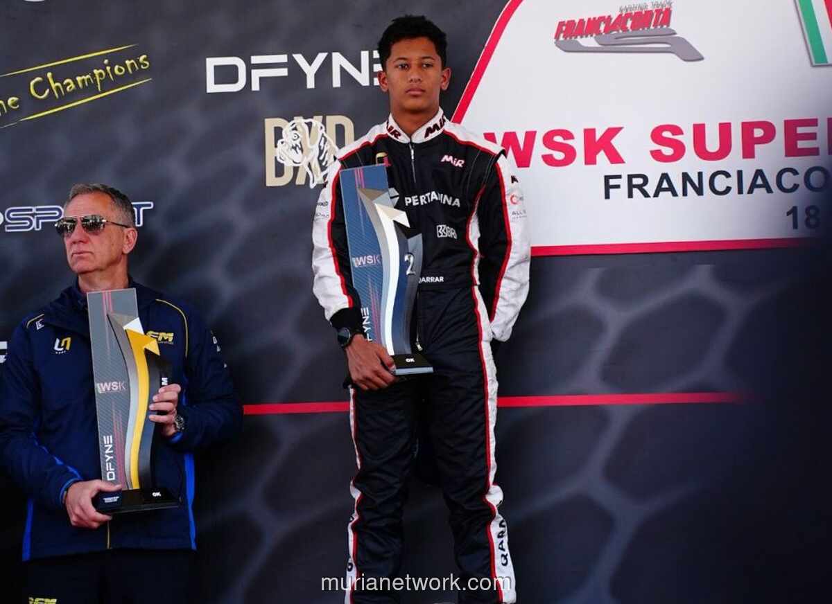 Qarrar Firhand Raih Podium Kedua WSK Super Master Series di Tengah Perayaan Lebaran