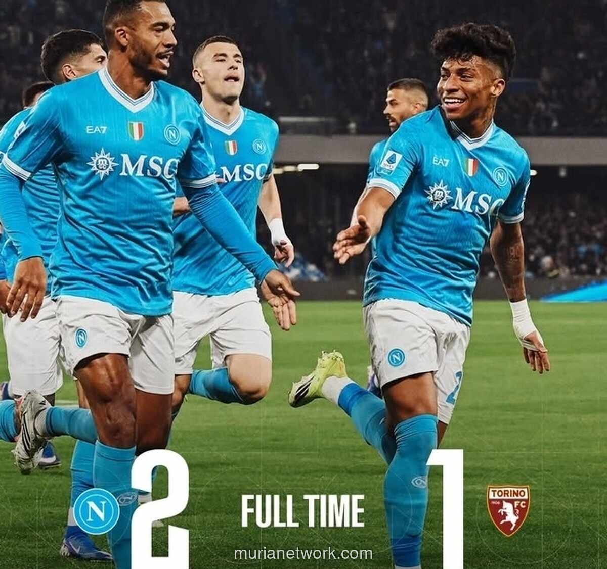 Napoli Kalahkan Torino 2-1 dalam Laga Sengit di Maradona