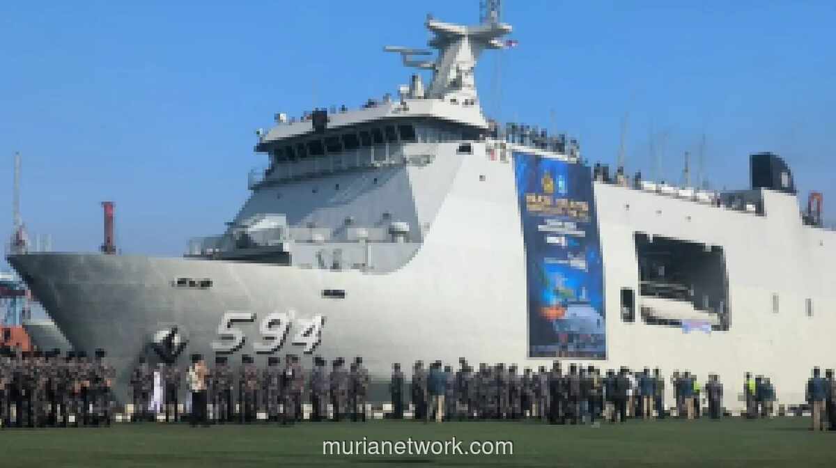 TNI AL Kerahkan KRI Semarang untuk Angkut Mudik Gratis ke Bangka Belitung