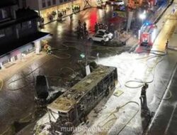 Enam Tewas dalam Kebakaran Bus di Swiss, Polisi Duga Aksi Sengaja