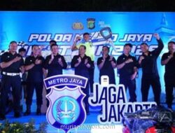 Polda Metro Jaya Gelar Night Run Ops Ketupat 2026, Diikuti 195 Pelari