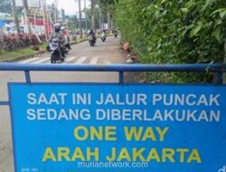 Polisi Terapkan Sistem Satu Arah di Puncak Bogor, Arus Kendaraan Turun 25%
