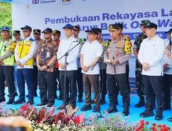 Kapolri Resmikan Rekayasa Lalu Lintas One Way Nasional untuk Arus Balik Lebaran