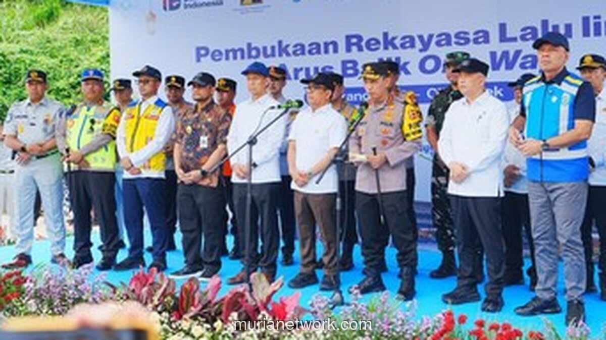 Kapolri Resmikan Rekayasa Lalu Lintas One Way Nasional untuk Arus Balik Lebaran