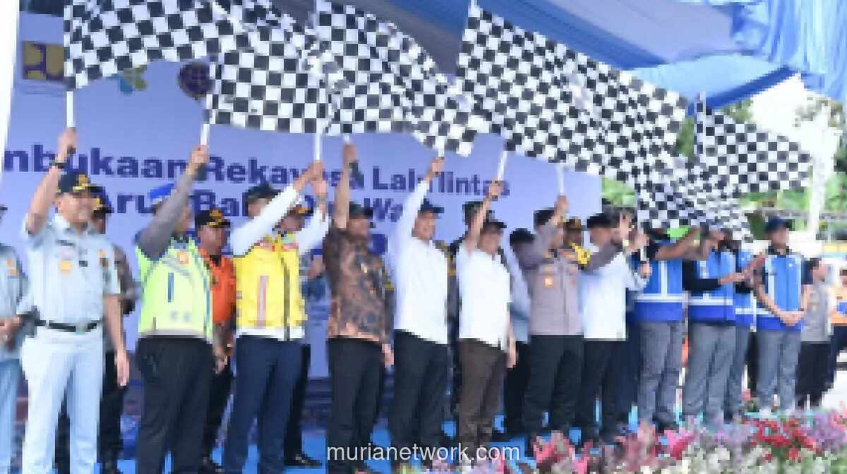 Rekayasa Lalu Lintas One Way Nasional Dimulai di Tol Kalikangkung untuk Arus Balik Lebaran