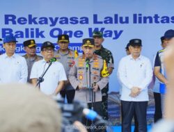 Kapolri Resmikan Operasi One-Way Nasional Arus Balik Lebaran