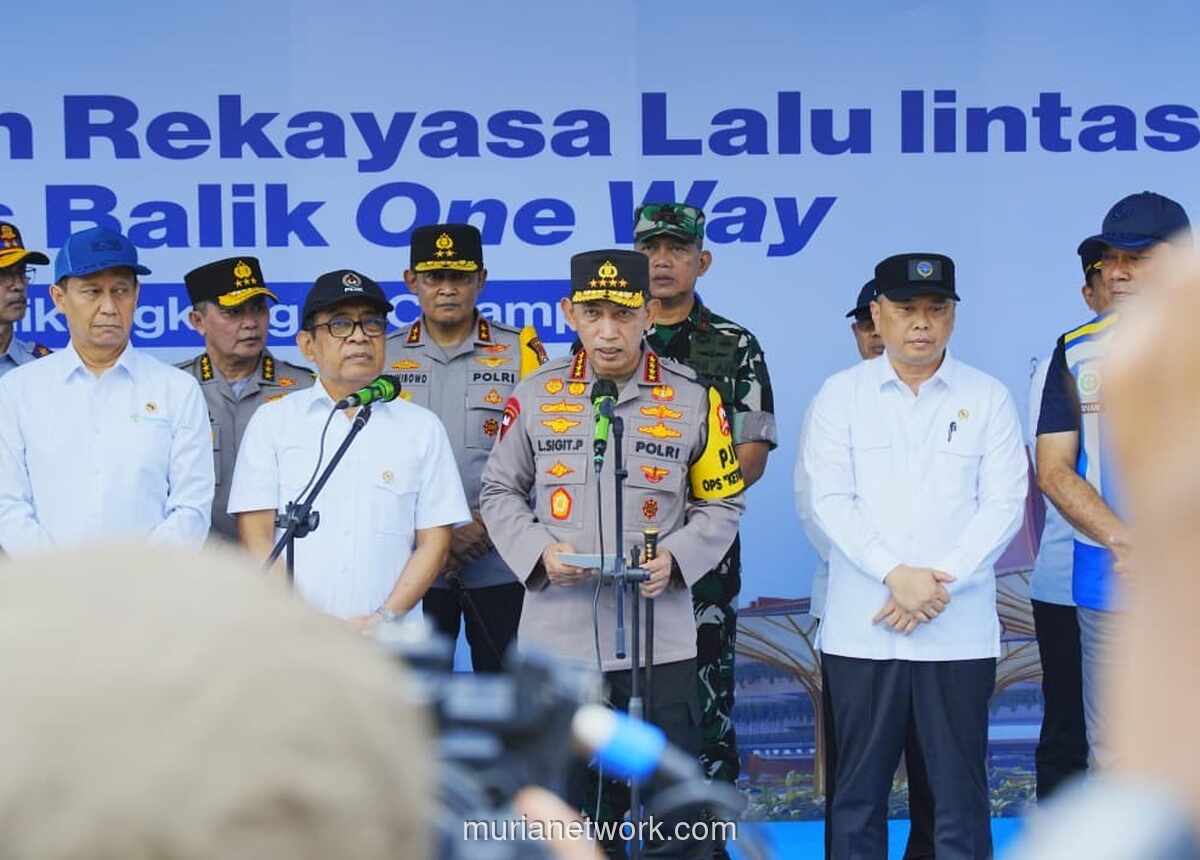 Kapolri Resmikan Operasi One-Way Nasional Arus Balik Lebaran