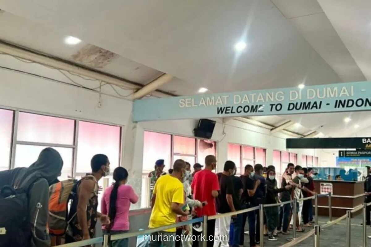 38 PMI Dideportasi dari Malaysia Tiba di Dumai, Gelombang Ketiga di Ramadan