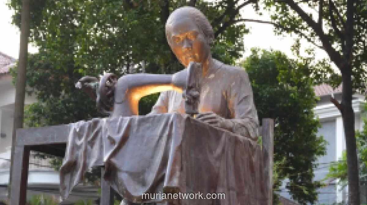 Taman Bendera Pusaka di Kebayoran Baru Diresmikan, Menampilkan Patung Fatmawati yang Sedang Hamil