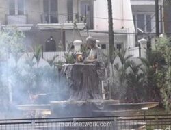 Patung Fatmawati Sedang Hamil Diresmikan di Taman Bendera Pusaka Jakarta