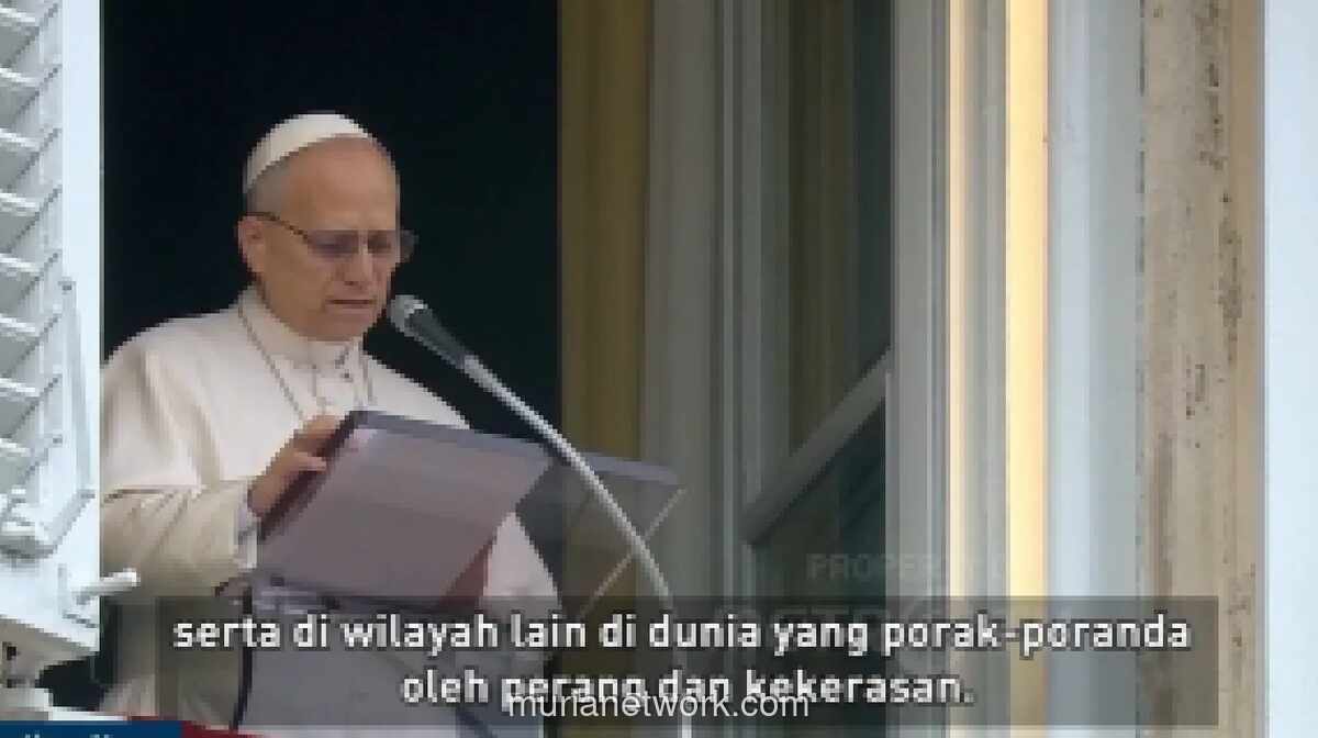 Paus Leo XIV Serukan Penghentian Segala Permusuhan, Sebut Perang Modern sebagai Skandal