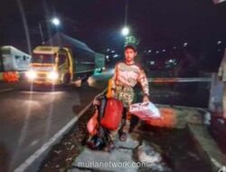 Pedagang Cilik Nekat Mudik Jalan Kaki dari Bandung ke Ciamis Demi Bertemu Ibu