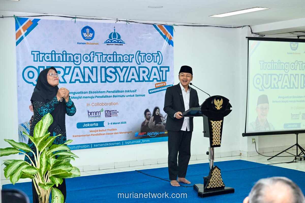 Pelatihan Al-Quran Isyarat Cetak Guru Baru untuk Pendidikan Inklusif