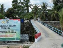 110 Jembatan di Riau Dibangun dari Dana CSR dan Yayasan, Diresmikan Hari Ini