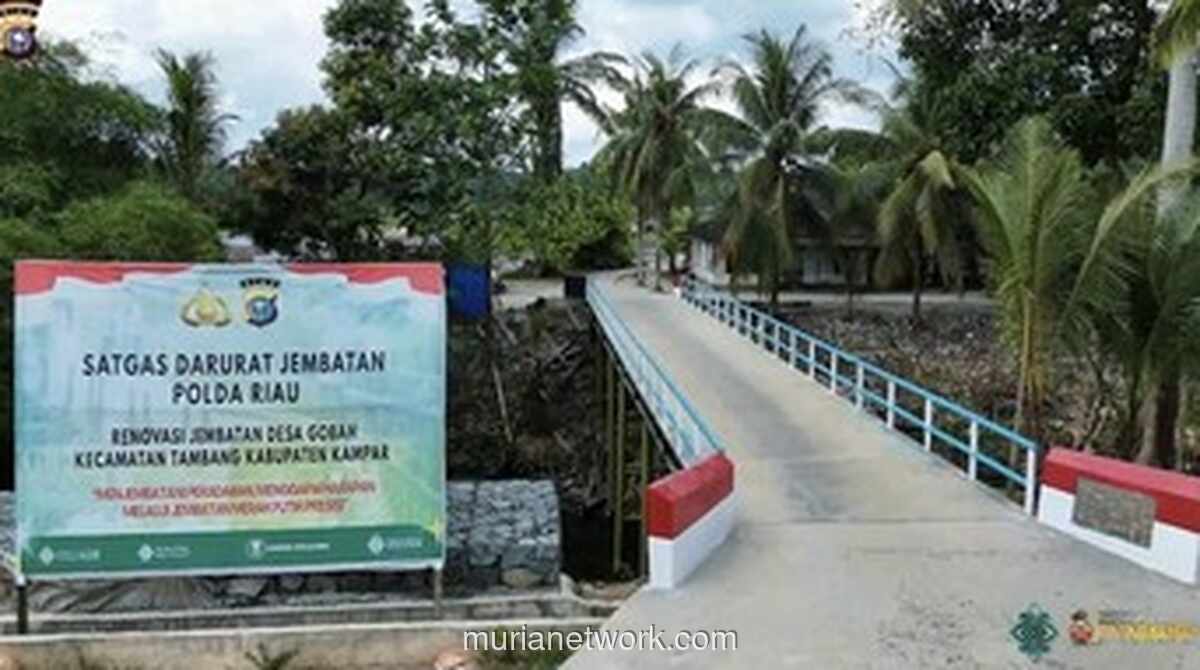 110 Jembatan di Riau Dibangun dari Dana CSR dan Yayasan, Diresmikan Hari Ini