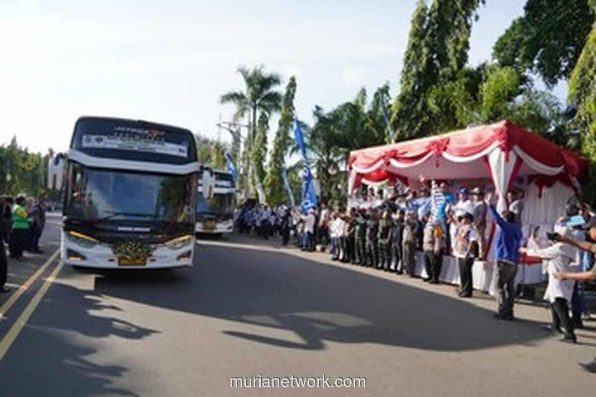 Pemkot Cilegon Memberangkatkan 2.000 Pemudik Gratis dengan Sistem Tiket Digital