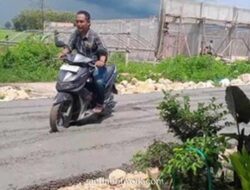 Pemuda di Blora Ditahan Polisi Usai Terjang Jalan yang Baru Dicor