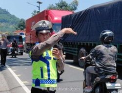 Sistem Satu Arah Diterapkan di Limbangan Garut Antisipasi Macet Mudik