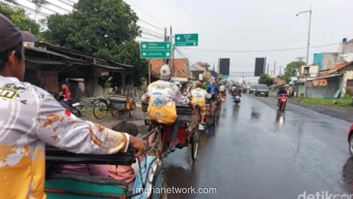 Gubernur Jabar Beri Kompensasi Rp1,4 Juta ke Pengemudi Becak untuk Kurangi Padatnya Arus Mudik