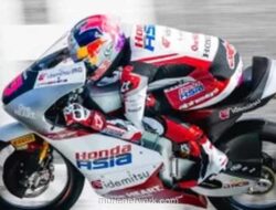 Strategi Ban di Tengah Red Flag Bawa Veda Ega Pratama ke Podium Moto3 Brasil