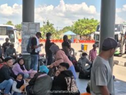 Terminal Pakupatan Serang Catat Lonjakan Penumpang Jelang Mudik Lebaran