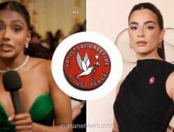 Artis Kenakan Pin Merah Serukan Gencatan Senjata di Karpet Merah Oscar 2026