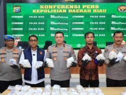 Ditresnarkoba Polda Riau Gagalkan Peredaran 22,73 Kg Heroin Senilai Rp68,1 Miliar