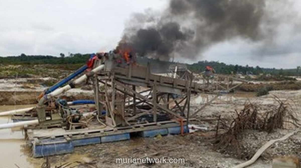 Polda Riau Musnahkan Ratusan Rakit dan Ungkap Puluhan Kasus Tambang Emas Ilegal