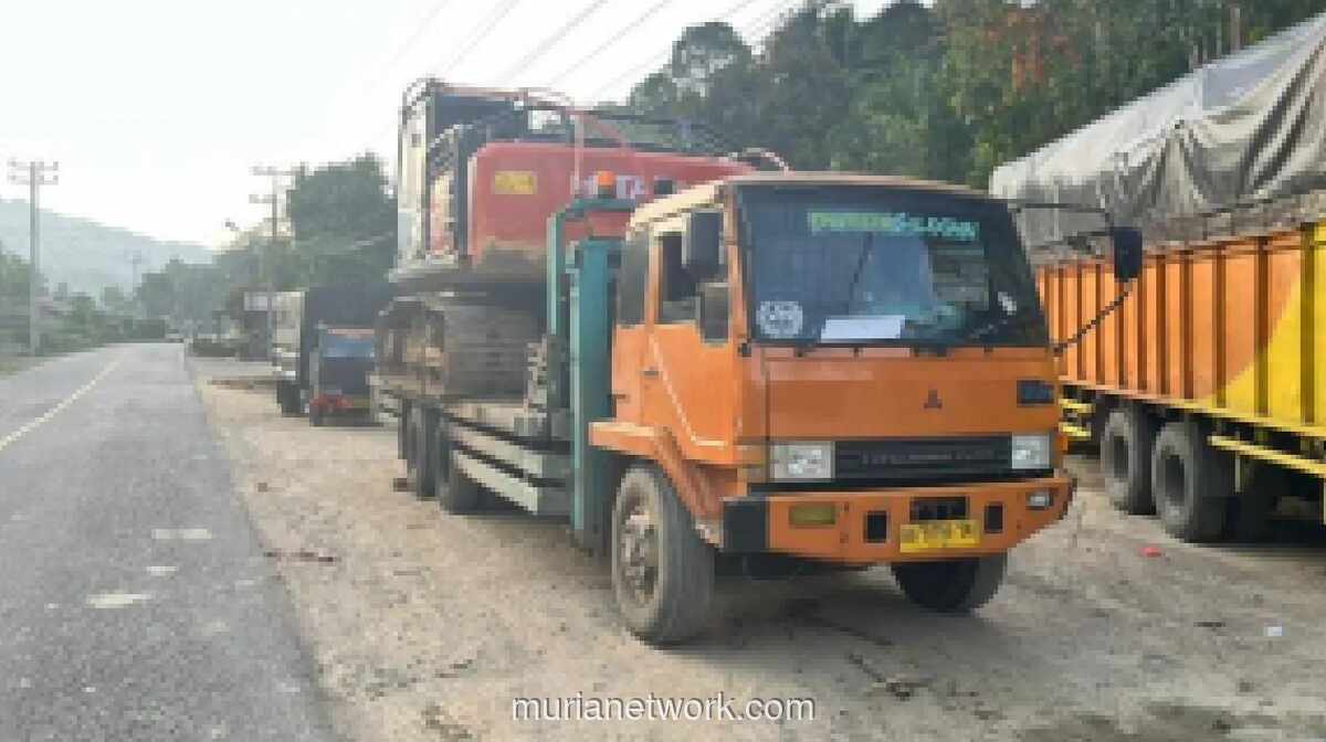 Polisi Amankan Alat Berat dalam Penggerebekan Tambang Emas Ilegal di Mandailing Natal