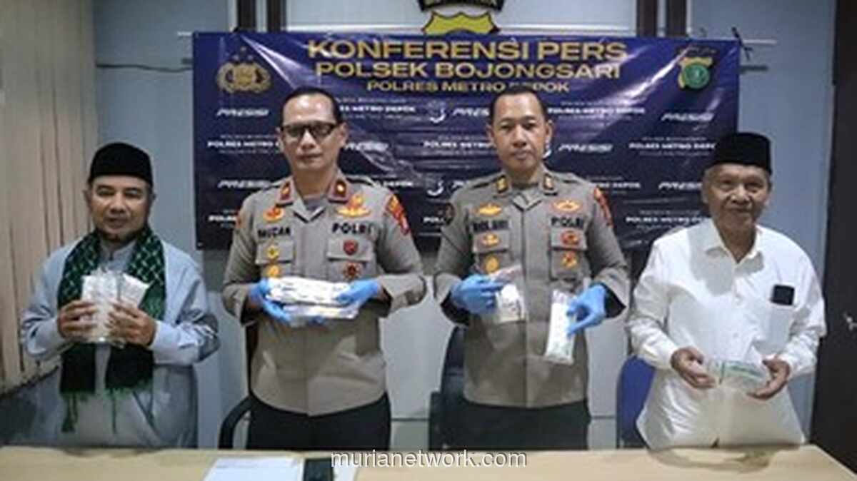 Polisi Amankan Tiga Kurir Narkoba dengan Modus COD di Depok, 1.100 Butir Pil Disita